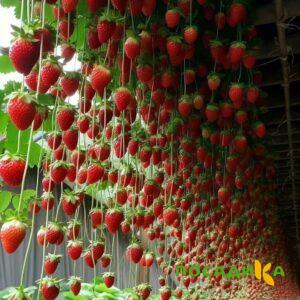 Клубника ампельная Анастасия купить по цене от 370р. в интернет-магазине «Посадика» с доставкой почтой в в Верхоянске и по всей России – [изображение №1].